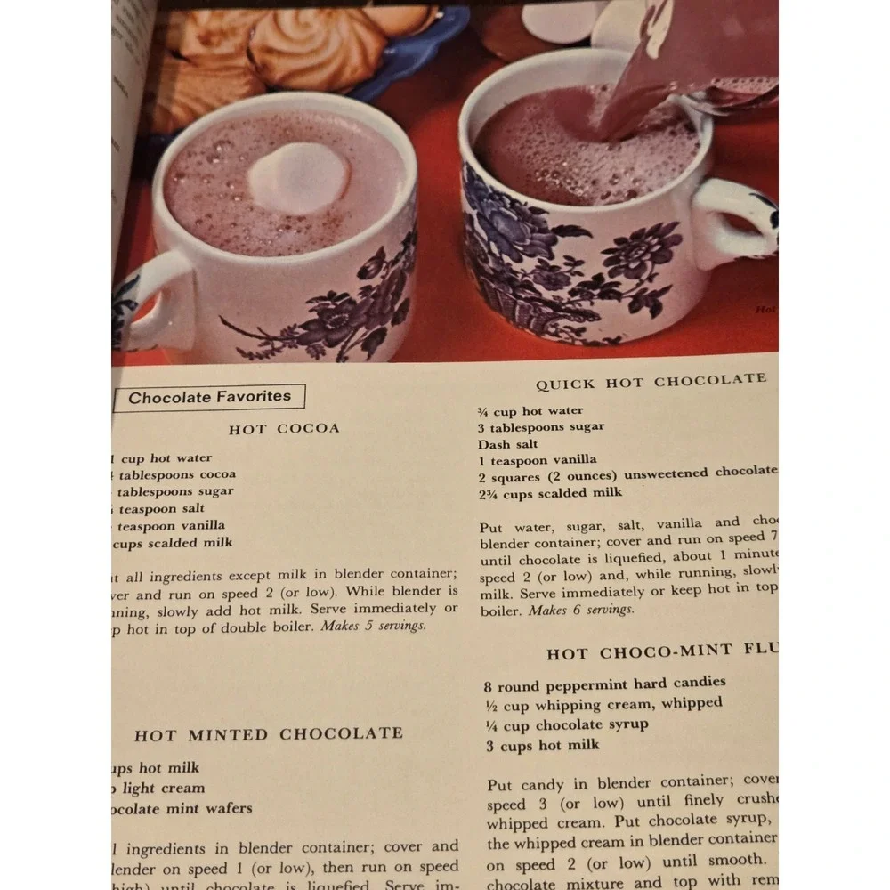 Hamilton Beach The Blender Way to Better Cooking 1965 First Edition Retro Recipe
